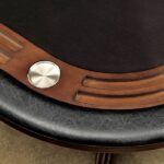 Melina Game Table Transitional Brown Cherry by Furniture of America - Image 5