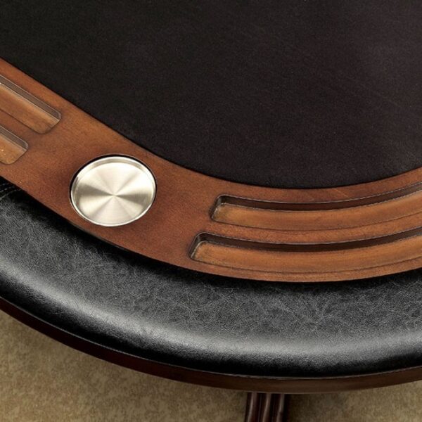 Melina Game Table Transitional Brown Cherry by Furniture of America - Image 5