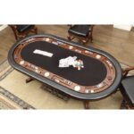 Melina Game Table Transitional Brown Cherry by Furniture of America - Image 4