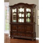 Alpena Hutch & Buffet Transitional Brown Cherry by Furniture of America - Image 3