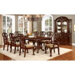 Elana Dining Table Traditional Brown Cherry by Furniture of America - Image 6