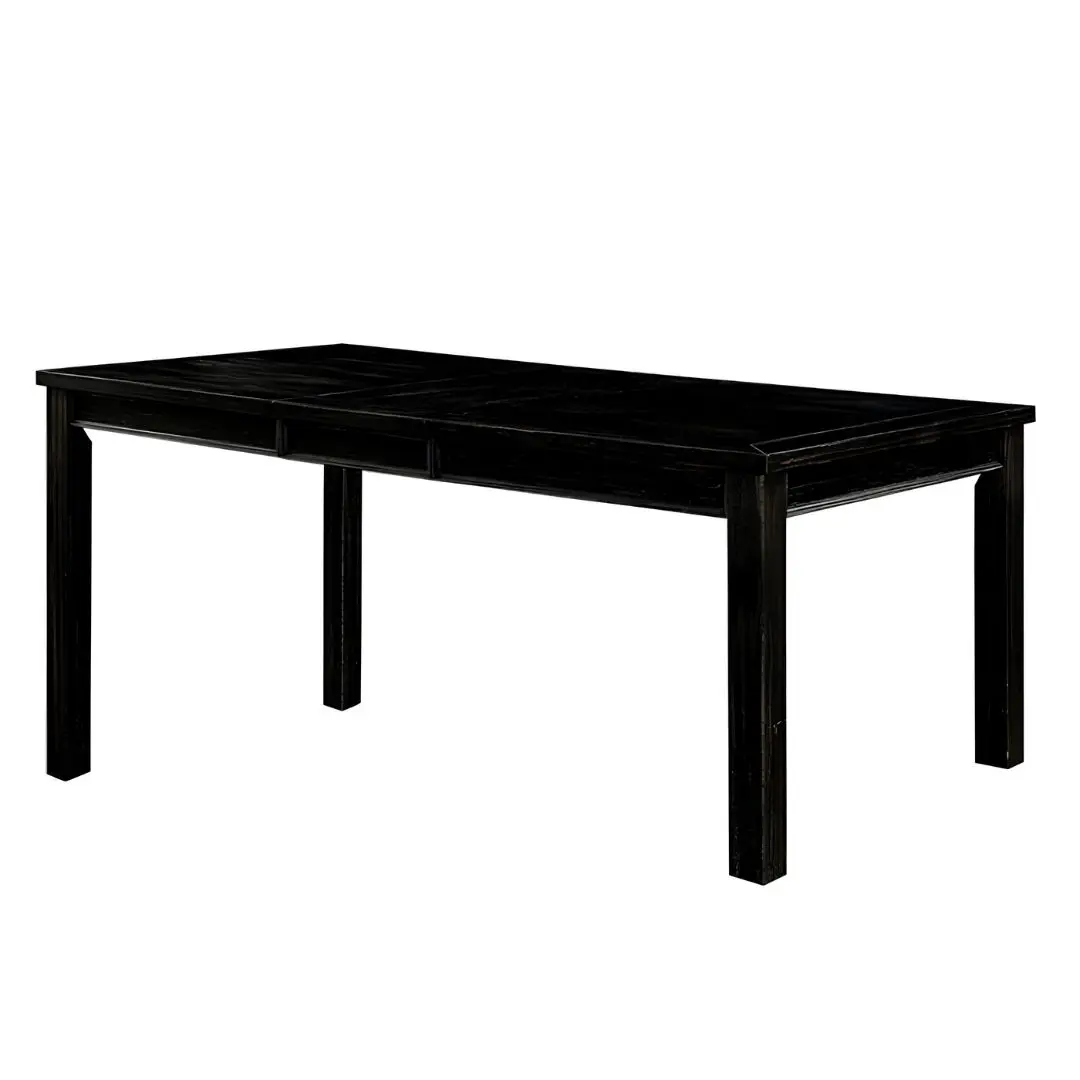 Sania 84″ Dining Table Antique Black/Beige by Furniture of America | U-Trade Furniture Sania 84" Dining Table Antique Black/Beige by Furniture of America - Image 1