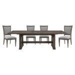 Sarasota Extendable 5pc Dining Table Set for 4 By Homelegence