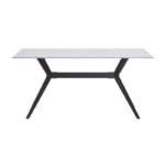 Brixley Black Metal Dining Table Legs By Homelegence