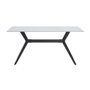 Brixley Black Metal Dining Table Legs By Homelegence