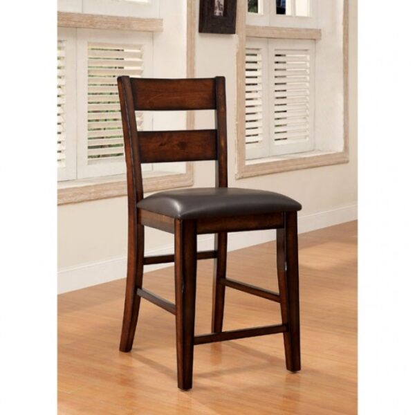 Dickinson Counter Ht. Chair Transitional Dark Cherry by Furniture of America - Image 2