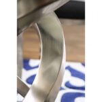 Roxo Dining Table Contemporary Silver, Black  by Furniture of America - Image 2