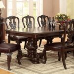 Bellagio Cherry Rectangular Extendable Dining Table by Furniture of America