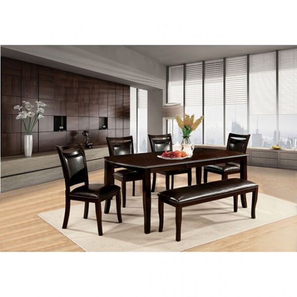 Woodside 7 Pc Dining Table Set Transitional by Furniture of America - Image 3