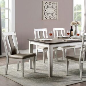 Halsey 7 Pc Dining Table Set Rustic by Furniture of America