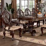 Normandy 9 Pc Dining Table Set Traditional by Furniture of America