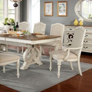 Arcadia 7 Pc Dining Table Set Rustic by Furniture of America