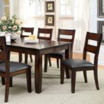 Dickinson 9 Pc Dining Table Set Transitional by Furniture of America