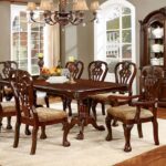 Elana 7 Pc Dining Table Set Traditional by Furniture of America