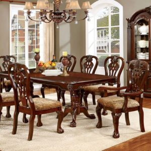 Elana 7 Pc Dining Table Set Traditional by Furniture of America