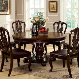 Bellagio 7 Pc Dining Table Set Traditional by Furniture of America
