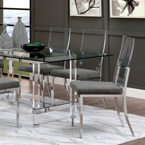 Casper 7 Pc Dining Table Set Contemporary by Furniture of America