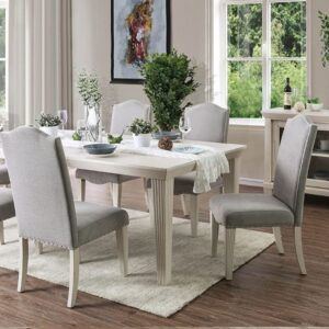 Daniella 7 Pc Dining Table Set Transitional by Furniture of America