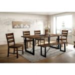 Dulce 7 Pc Dining Table Set Industrial by Furniture of America - Image 3