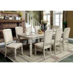 Holcroft 9 Pc Dining Table Set Transitional by Furniture of America