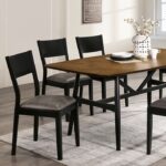 Oberwil 7 Pc Dining Table Set Mid-century Modern  by Furniture of America