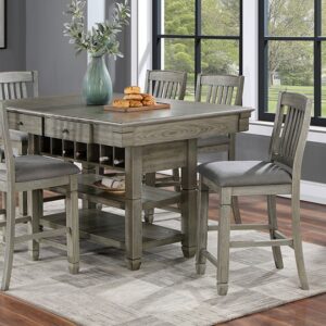 Anaya 7 Pc Counter Ht Table Set Transitional by Furniture of America