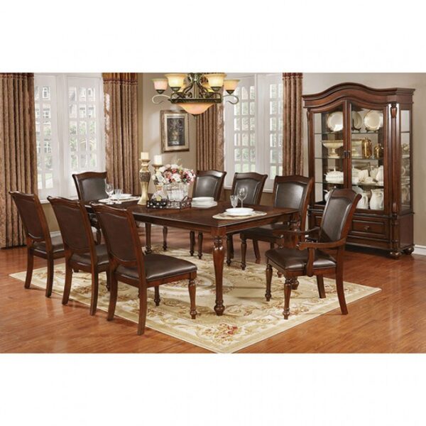 Sylvana 9 Pc Dining Table Set Traditional by Furniture of America - Image 5
