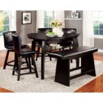 Hurley 7 Pc Counter Ht Table Set Contemporary by Furniture of America - Image 2