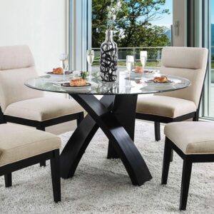 Jasmin 5 Pc Dining Table Set Contemporary  by Furniture of America