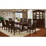 Alpena 9 Pc Dining Table Set Transitional  by Furniture of America - Image 3