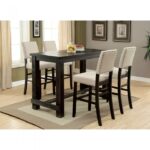 Sania 5 Pc Bar Table Set Rustic by Furniture of America - Image 4