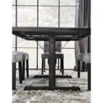 Alfred 6 Pc Dining Table Set w/ Bench Rustic by Furniture of America - Image 2