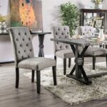Alfred 7 Pc Dining Table Set Rustic by Furniture of America