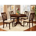 Carlisle 5 Pc Dining Table Set Transitional by Furniture of America - Image 4