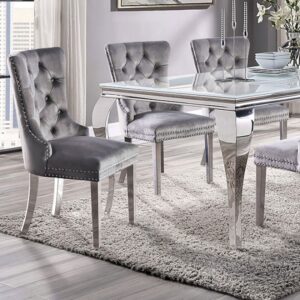 Neuveville 7 Pc Dining Table Set Glam by Furniture of America
