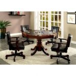 Rowan 5 Pc Dining Table Set Transitional by Furniture of America - Image 4