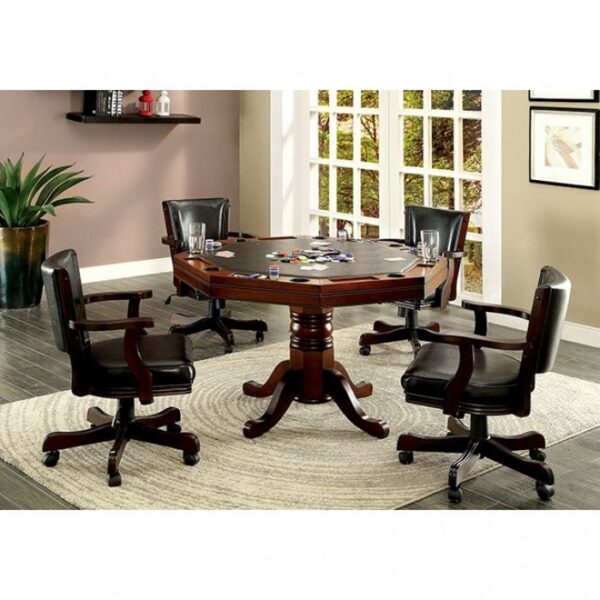 Rowan 5 Pc Dining Table Set Transitional by Furniture of America - Image 4