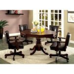 Rowan 5 Pc Dining Table Set Transitional by Furniture of America - Image 5