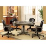 Yelena 5 Pc Dining Table Set Transitional by Furniture of America - Image 2
