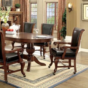 Melina 7 Pc Dining Table Set Transitional by Furniture of America