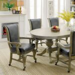 Melina 7 Pc Dining Table Set Transitional by Furniture of America