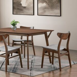Skien 5 Pc Dining Table Set Mid-Century Modern by Furniture of America