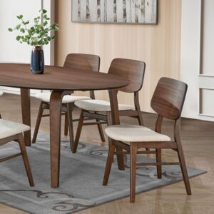 Narvik 7 Pc Dining Table Set Mid-Century Modern by Furniture of America