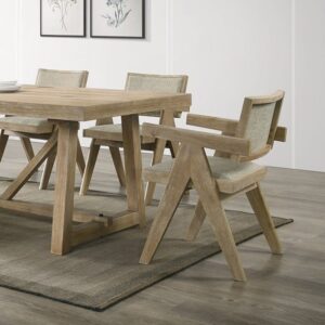 Guisborough 7 Pc Dining Table Set Contemporary by Furniture of America