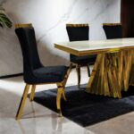 Basilicata 7 Pc Dining Table Set Glam by Furniture of America