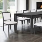 Hatton Cross 9 Pc Dining Table Set Modern Contemporary by Furniture of America