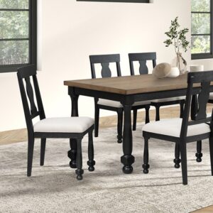 Neue Mills 7 Pc Dining Table Set Modern Farmhouse by Furniture of America