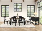 Neue Mills 7 Pc Dining Table Set Modern Farmhouse by Furniture of America - Image 3