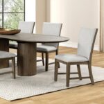 Clements 9 Pc Dining Table Set Modern Farmhouse by Furniture of America