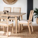 Lakeside 7 Pc Dining Table Set Modern Farmhouse by Furniture of America